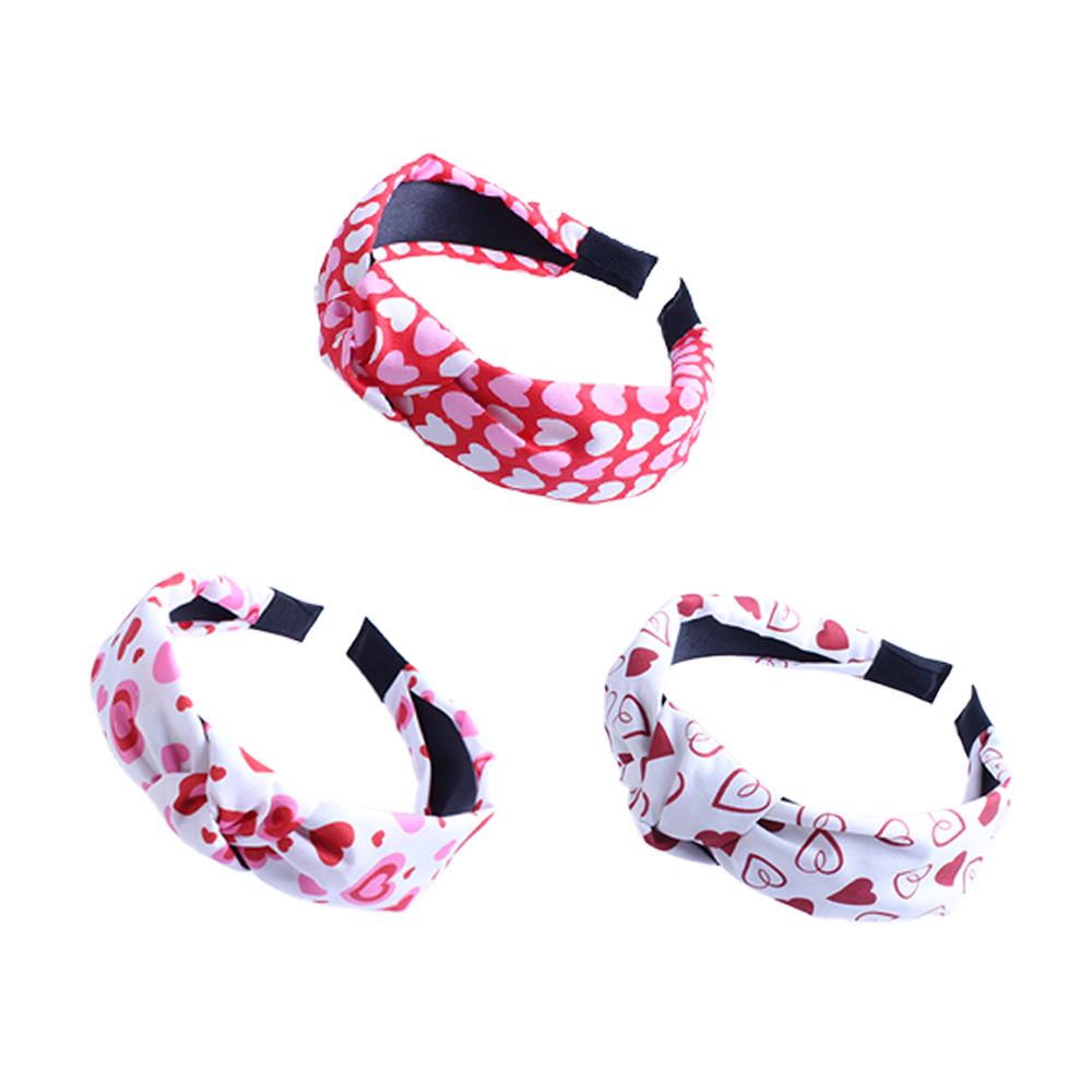Valentine's Day Hair Bands Knot Printed Women