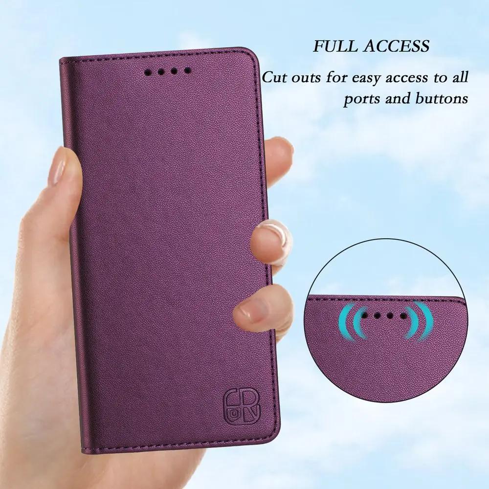 Wallet With Card Slot Kickstand Magnetic Flip Leather Case For XiaoMi 15 Ultra 14 Pro 14T 13 Lite 13T 12 12T 12S 5G