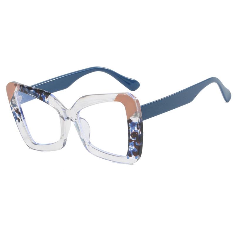 

Retro Square Glasses Frames Women Fashion Designer Transparent lens Optical Eyeglasses for Ladies New Big Frame Computer Glasses чистий
