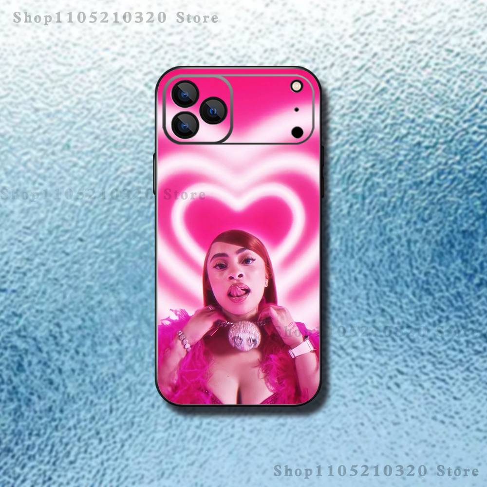

singer I-Ice S-Spice Phone Case For iPhone 17,16,15,14,13,12,11 ,Pro Max,XS,X,XR,SE,Mini,8,7,Soft Silicone Black Cover iPhone16e