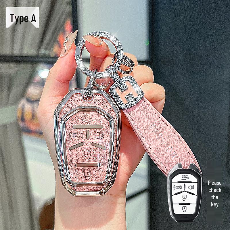 Ssangyong Korando Rexton Crystal Remote Key Protective Cover Set