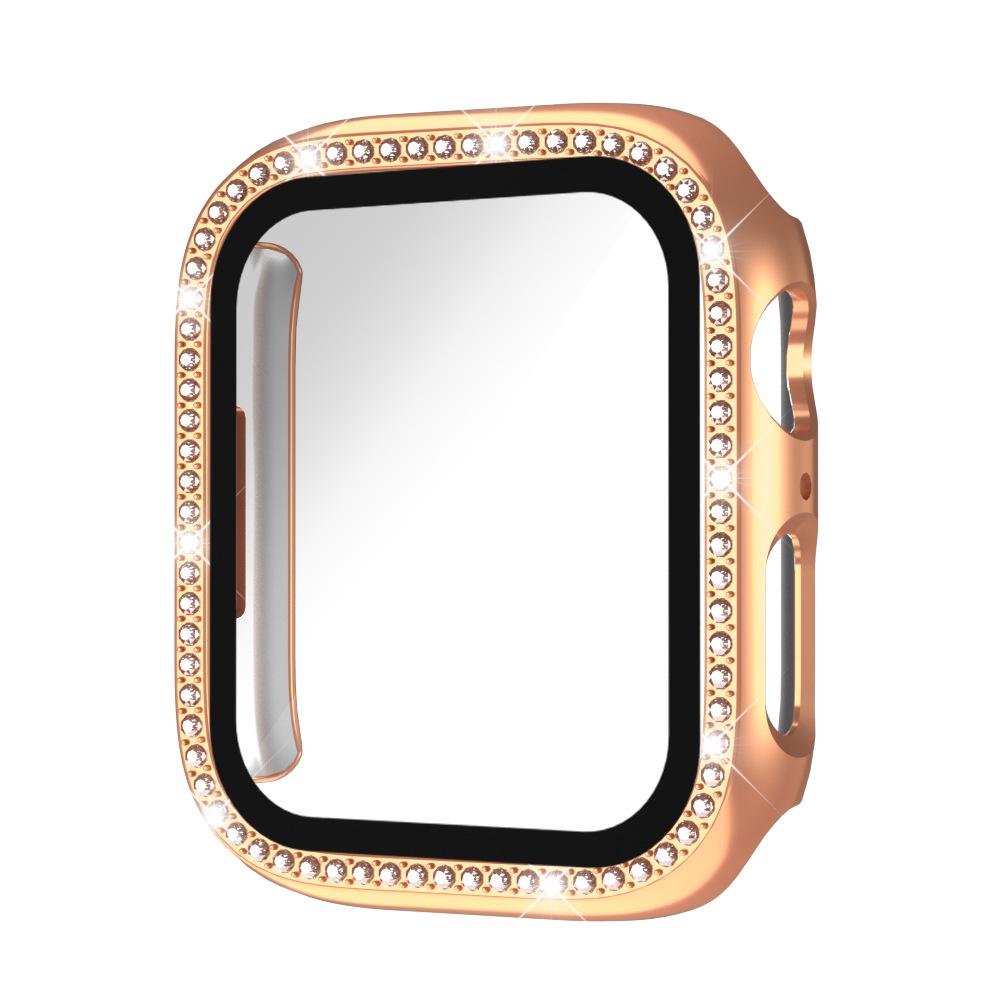 Apple S10 Diamond iWatch Protective Case with Integrated Tempered Film