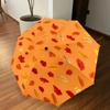 1PC Autumn Leaves Automatic Open/Close Umbrella Compact Folding Umbrella with 8-Rib Shaft lightweight esign, Highquality Fabric1206A