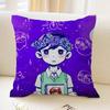 Hot Game Omori Cushion Cover Car Throw Pillow Case For Sofa Car Christmas Gift Xcm Xcm