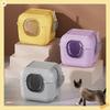 Totally Closed Cat Litter Box Large Capacity Cat Bedpans Anti-Spill & Sand-Leakage Pet Toilet Plastic Cat Sandbox Sanitary Tray
