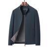 Men's Autumn Stand Collar Milk Silk Jacket