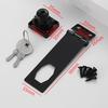 Sliding For Door Key Padlock Latch in Stainless Steel for Cabinets Drawers For Door Latches Zinc Alloy Security