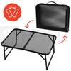 Folding Tourist Table Camping Picnic Table In a Suitcase Aluminum Flip 60