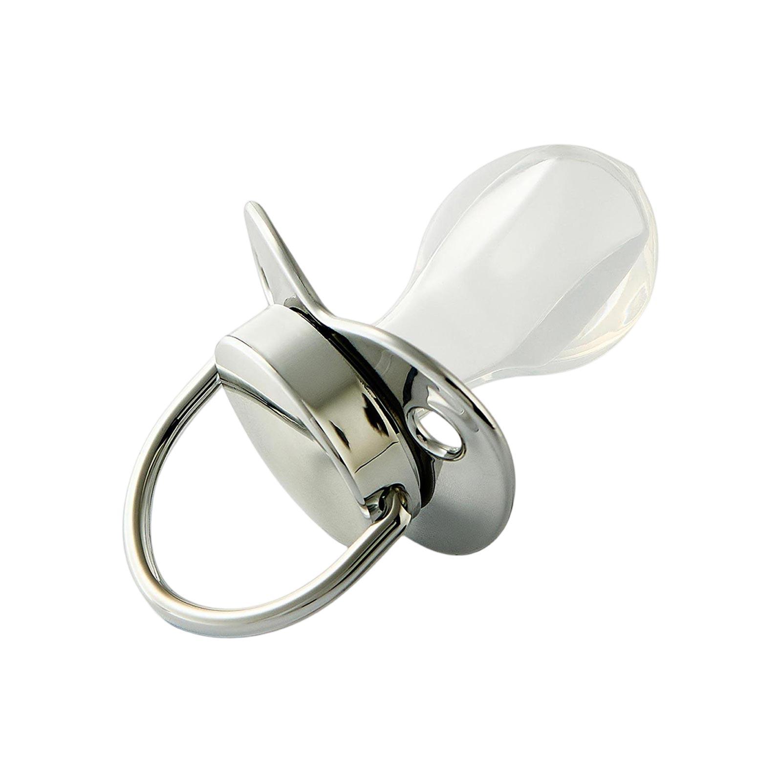 

Взрослая Игра Пустышка Силиконовая Пустышка Гель для Прорезывания Зубов One Size серебряный