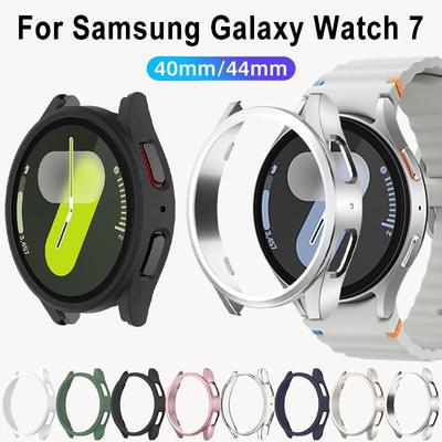 Case for Samsung Galaxy Watch 7 40mm 44mm Matte Cover Protective Hollow Bumper Shell for Galaxy Watch 7 Smartwatch Accessories