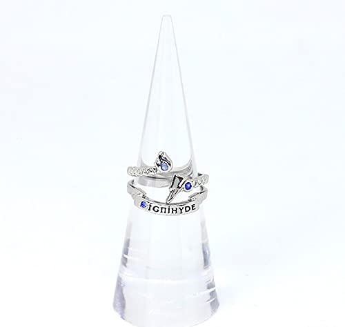 

Disney Twisted Wonderland Double Ring Ignihyde Dorm Ring Accessory