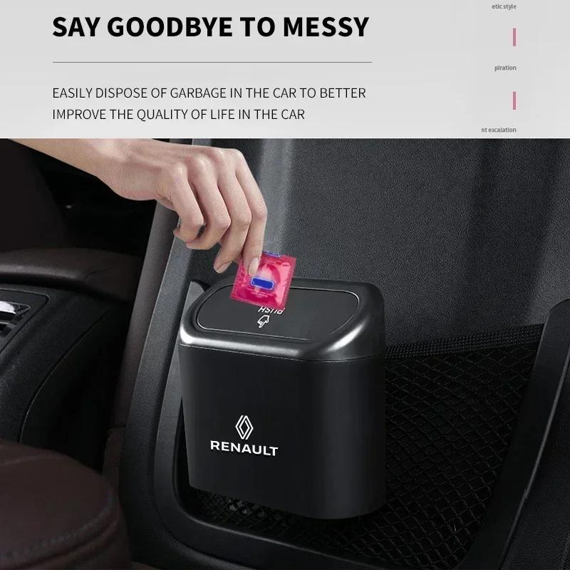 2026 Hot For Renault Interior Stickers For Renault Megane 1 Scenic Logan Laguna Espace Symbol Clio 4 RS Dacia ZOE Koleos Car Squ