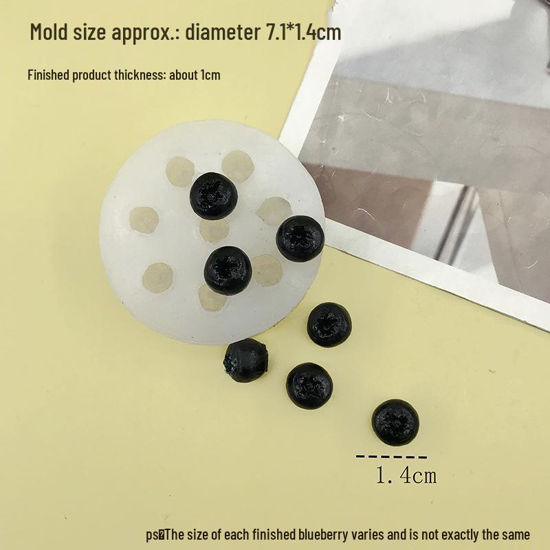 Blueberry Fondant Silicone Mold – Food Grade Cake Baking Tool