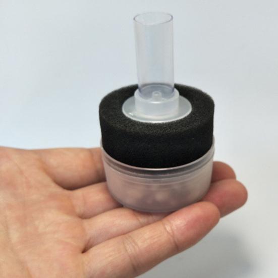 Mini Fish Tank Filter with Maifan Stone Replaceable Water Absorbent Aquarium Filter with