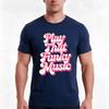 Play That Funky Music Groovy Typography Tshirt Summer Casual Cotton Tee Oversized Streetwear Tops Vintage Graphic Print