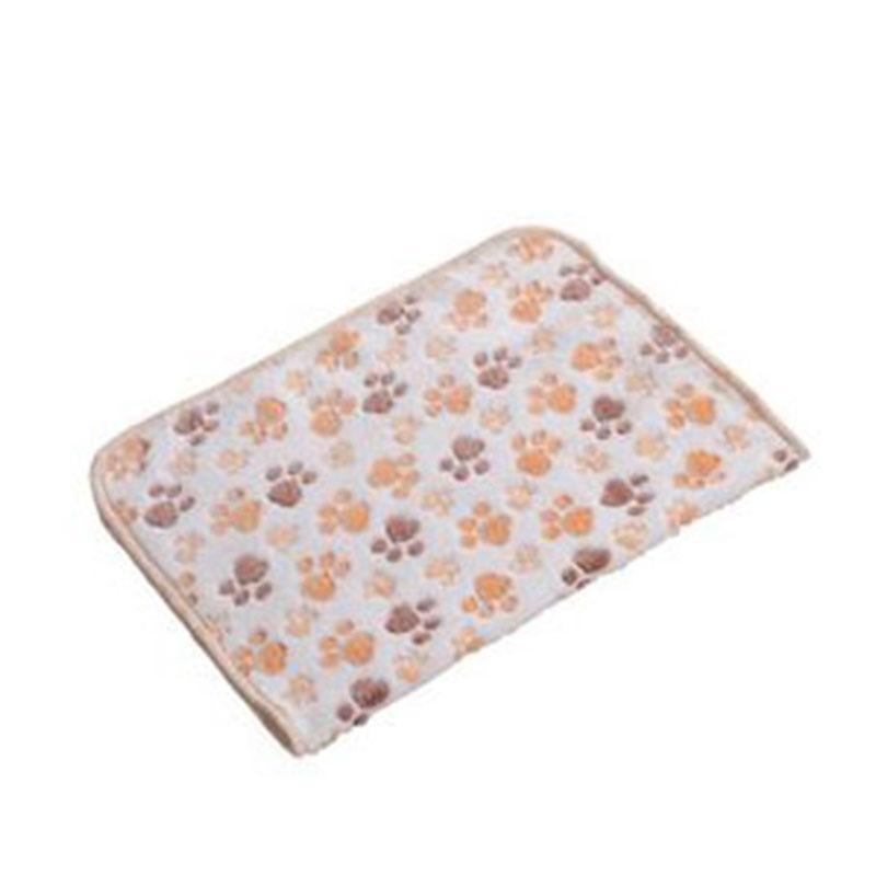 

Коврик для домашних животных, принт лапы, кошка, собака, щенок, флисовое мягкое теплое одеяло, подушка для кровати, матрас