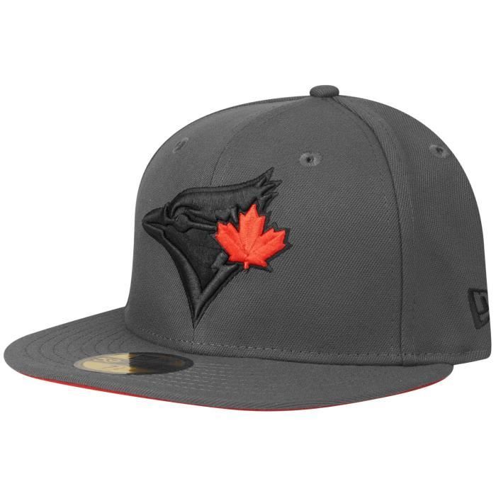 Casquette mlb toronto blue jays 40th - new era - 59fifty - charcoal - blanc - homme