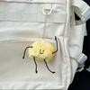 Cute Little Butter Doll Plush Toy Keyrings Fashion Creative Backpack Pendant Soft Stuffed Butter Doll Kawaii Kids Birthday Gifts
