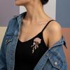 Rhinestone Jellyfish Brooches For Women Unisex Cute Sea Life Pins Office Birthday Party Friend Gifts Trendy Jewelry Accessories