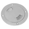 4 Inch Round Boat Hatch Detachable Cover 316 Stainless Steel Non Slip Deck Plate Inspection Hatch