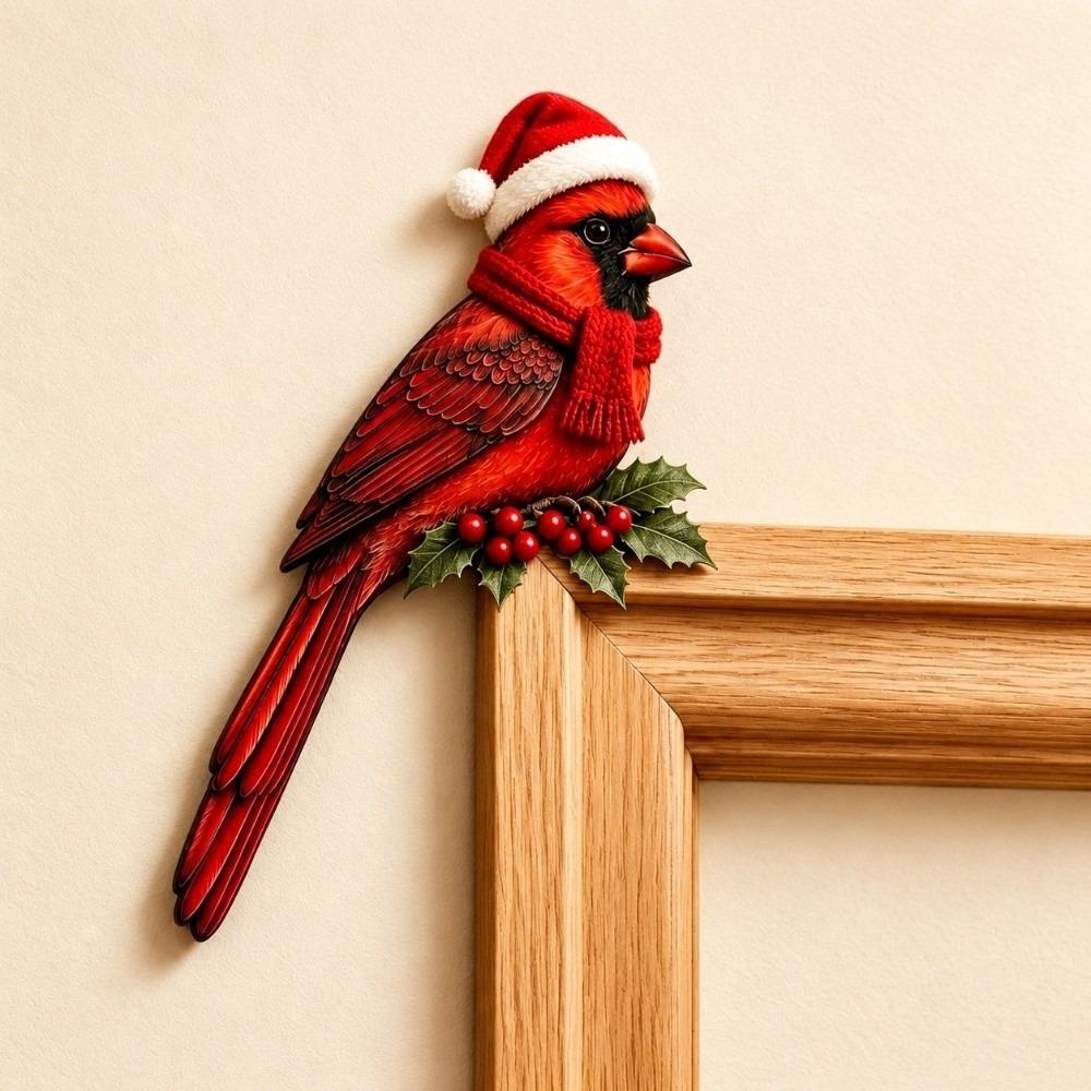 Wooden Door Topper Decor Corner Fit Animal Door Decor Rustic Door Hanging Ornaments  Bird Lovers