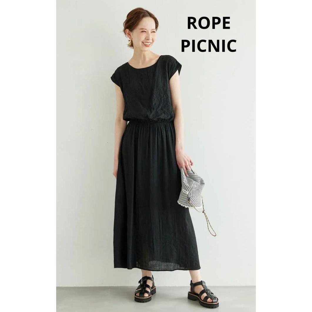 [Good condition] Rope Picnic  WEB limited  Willow back lace-up dress