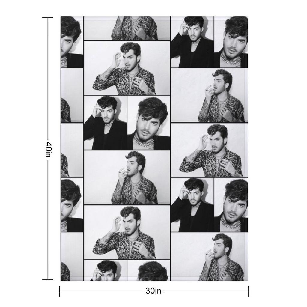 Stunning Adam Lambert Throw Blanket Cute Beach Polar Blankets Sofas Of Decoration Blankets