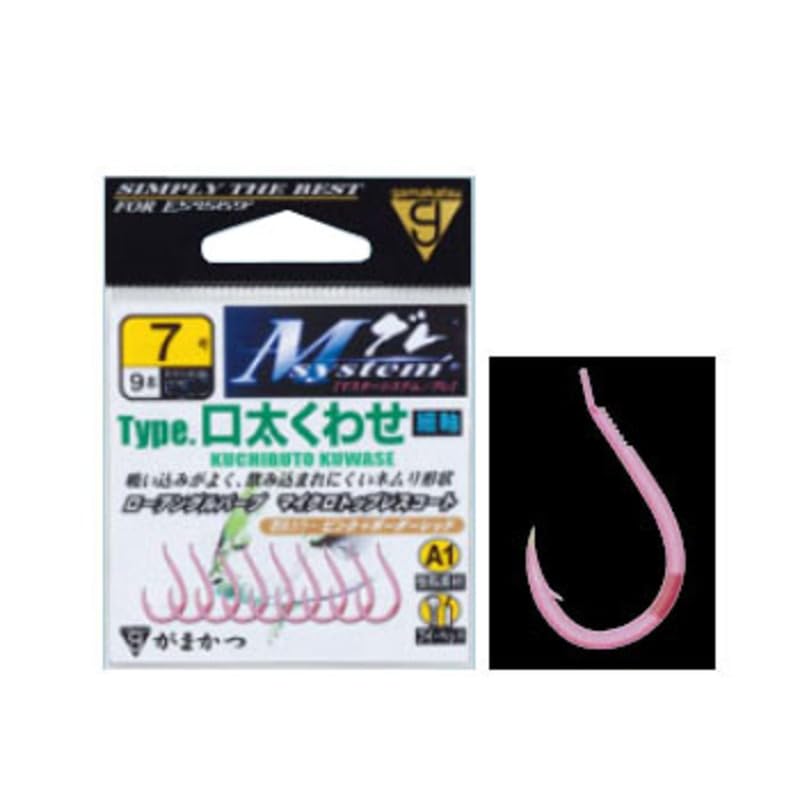 Gamakatsu Single Hook M System Type Thick Mouth No. 7 No. 7