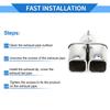VekAuto Car Exhaust Tail Muffler for Toyota Land Cruiser Prado GDJ/TRJ150 Series 1pc Square