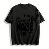 Make Some Noise Rock and Roll Grafické tričko Unisex Hudební téma Horní díl Čistá bavlna Tričko