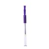 Purple Carbon Fiber Needle Point Fountain & Rollerball Gel Pen with European Standard Bullet Tip