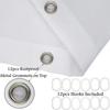 Valentine's Day Bathroom Set Heart Shower Curtain Non-Slip Rugs Toilet Cover U Shaped Bath Mat Red Shower Curtain with 12 Hooks