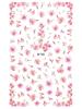 3D Waterproof Self-Adhesive Flower Nail Stickers: Spring Peach, Rose, Cherry Blossom Decals