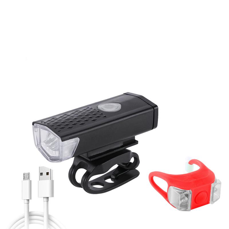 USB Rechargeable High-Brightness Bicycle Headlight - Model 2255 for Night Riding and Mountain Biking