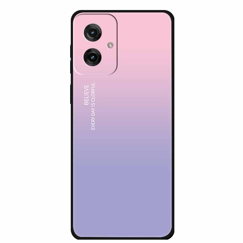 Etui do Motorola Moto G55 5G Luksusowe Miękkie Silikonowe TPU Tylna Osłona Etui na Telefon dla MotoG55 Ochronne Odporne na Wstrząsy Kolorowe Fundas