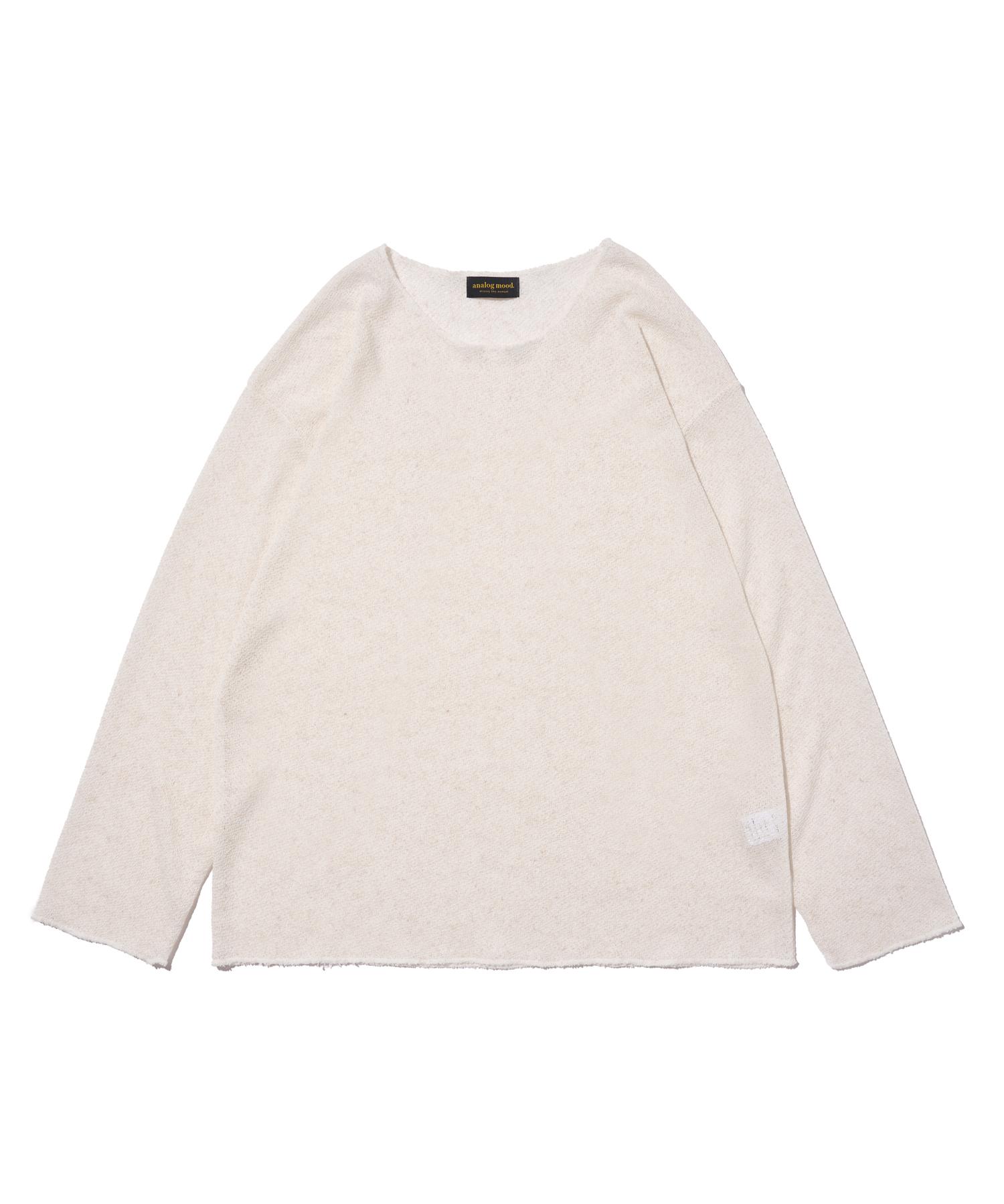 Analog Mood First Linen Long Sleeve Knit (Ivory) Free