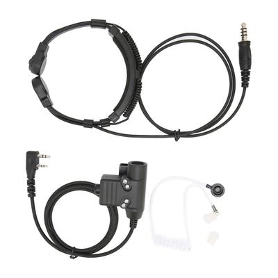 U94 PTT and Throat Control Headset 7.1mm Noise Reduction Adjustable Walkie Talkie Headset with PTT