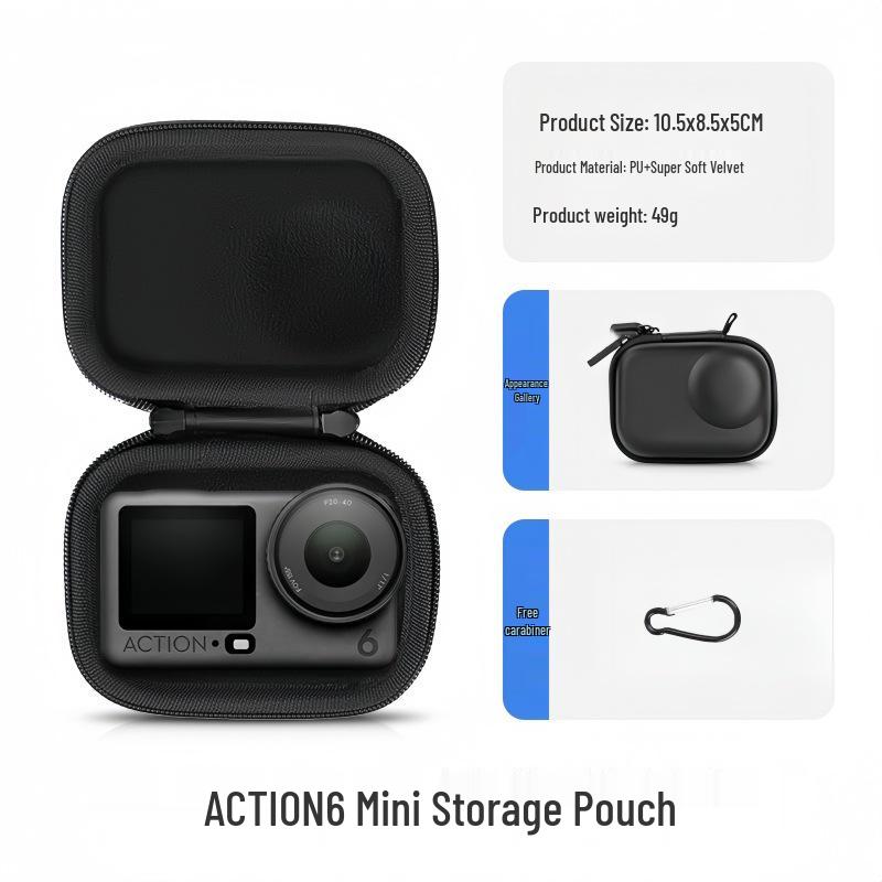 Portable Storage Bag for DJI Osmo Action 6 Sports Camera