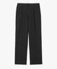 Le Mad Semi-Wide Back Elastic Stretch Slacks - Charcoal
