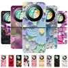 Für ZTE Nubia Flip Case Harte PC Klare Stoßfeste Rückseite Für ZTE Libero Flip Handyhülle Mode Malerei Transparentes Fundas