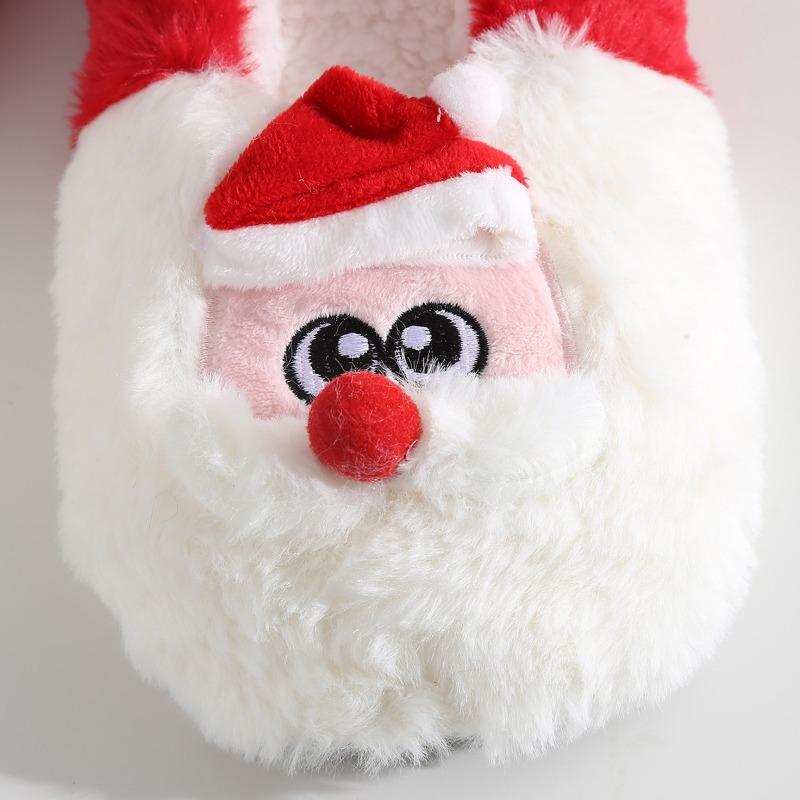 Santa Claus Floor Socks Cute Autumn and Winter Thickened Warm Winter Non-slip Soft-soled Velvet Floor Shoes