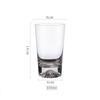 Classic Transparent Snow Mountain Cup Japanese Mount Fuji Whisky Glass Cup Breakfast Milk Drink Beer Wine Fruit Juice Cups