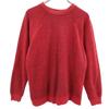 90s Old Long Sleeve Sweat Trainer Red Back Brushed Men's Used
