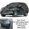 Outdoor Waterproof Full Car Cover for Mercedes Benz GL/GLS Class 450 450d 2006-2025 Windproof Bands for Snow Rain Protection