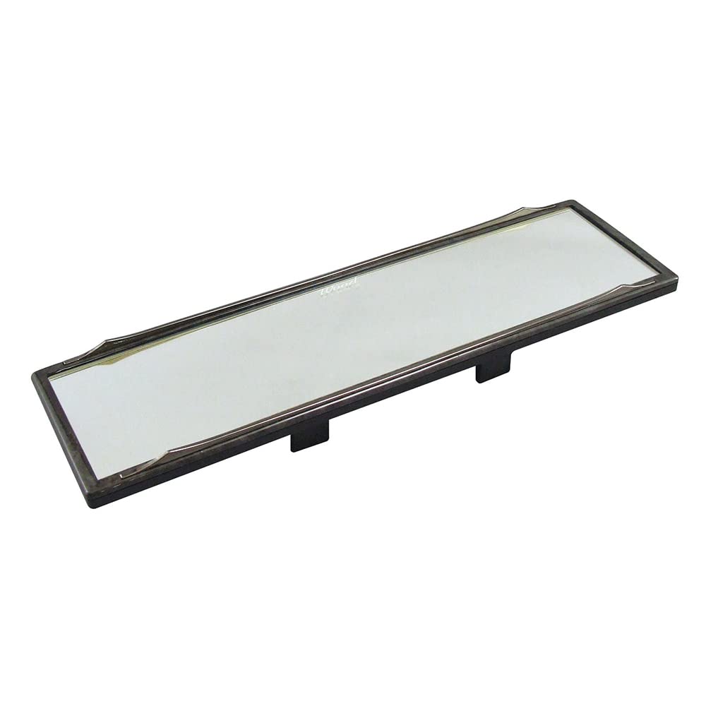 Tsuchiya Yac HYBRID 5000SR High Reflective Rearview 270 x Black Wood Mirror, Black, 70mm, Grain, DH-52