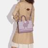 New COACH Dempsey Fabric With Cow Leather Tote Bag, Shopping Bag, Handbag Large Size Women's Lilac Purple C8448-SVSOT