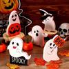 3Pcs/Set Creative Halloween Tiered Tray Decorations Cartoon Halloween Ghost Decor  Desk Decor