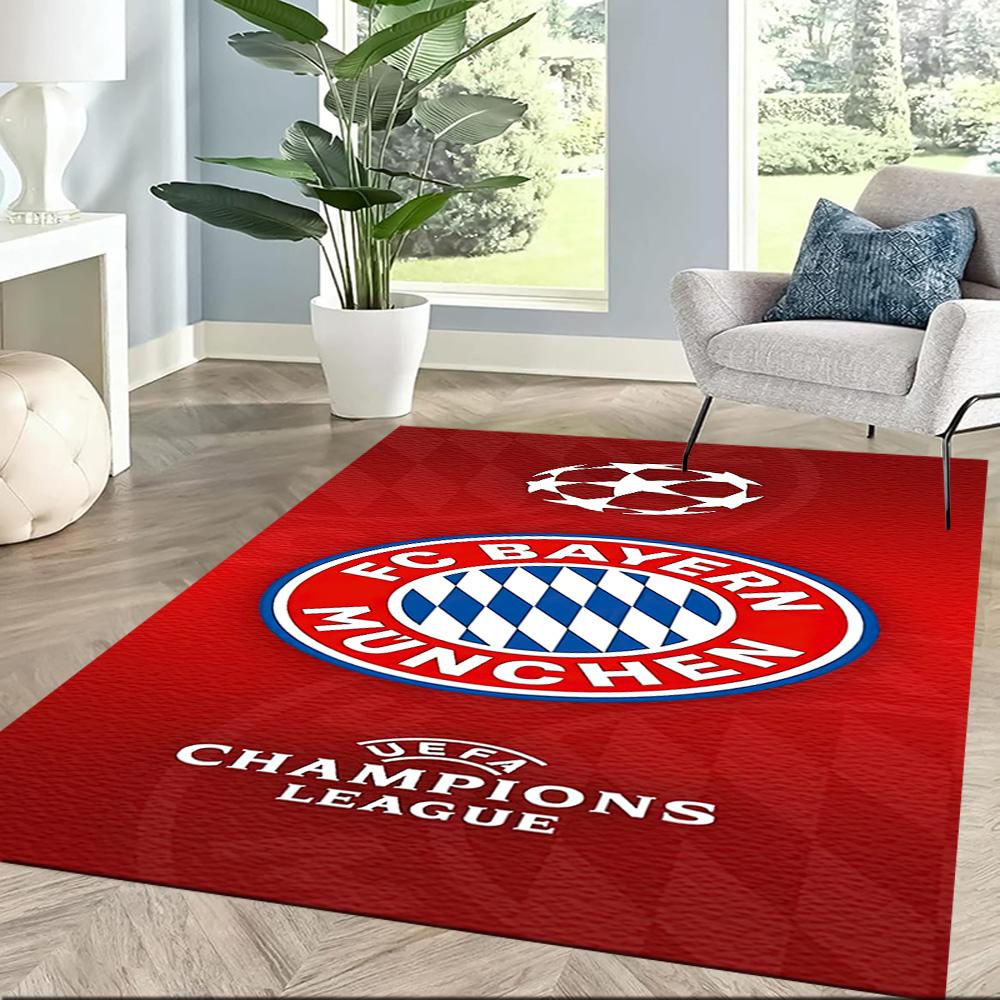 FC Bayern München Quadratische Teppiche sind eine großartige Wahl für Wohnzimmer, Schlafzimmer, Heimdekoration und als Geschenke.
