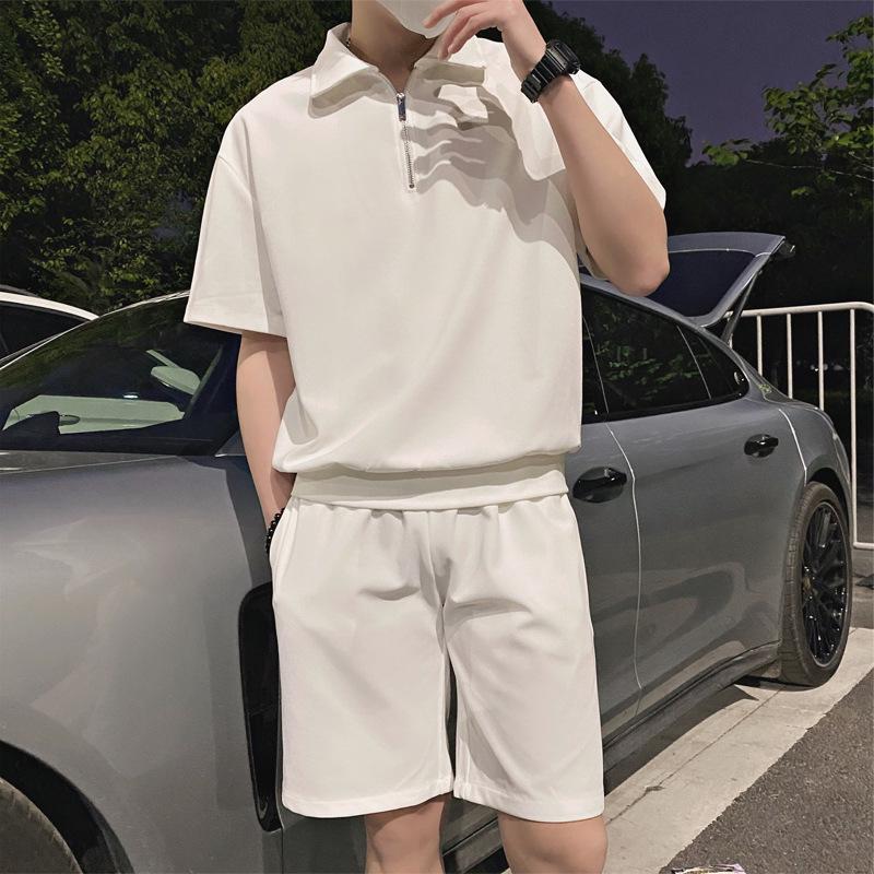 2024 Herren Trendiges Kurzarm-Poloshirt: Sommerliche Freizeit-Sportbekleidung