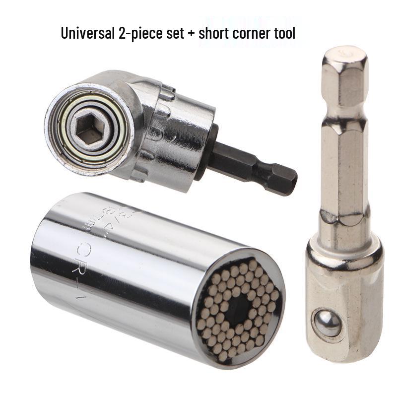 Multifunctional Electric Angle Drill Adapter with Flexible Shaft